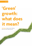 `Green growth`: what does it mean?