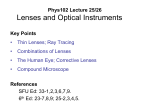 Lenses and Optical Instruments
