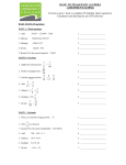 MATHEMATICS ASSESSMENTS SAMPLES