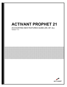 ACTIVANT Prophet 21