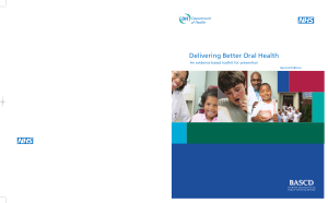 Delivering Better Oral Health