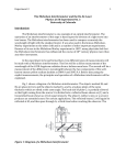 Experiment 3 1 The Michelson Interferometer and the He