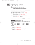 Solving by substitution notes deciding which variable to solve for