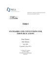 TDB-5: Standards and conventions for TDB publications