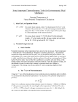 Pot. Temp handout - Mechanical Engineering | University of Utah