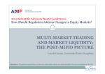 multi-market trading and market liquidity: the post-mifid picture