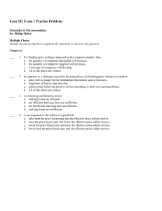 Econ 202 Exam 2 Practice Problems