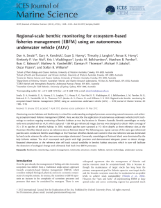 Regional-scale benthic monitoring for ecosystem