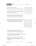 8–5 1. Complete the function table. 2. Write the rule of the function