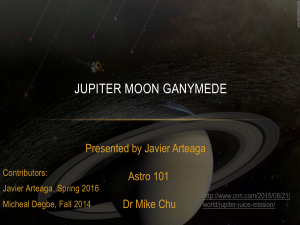 Moon Jupiter Ganymede Artega - ASTR101