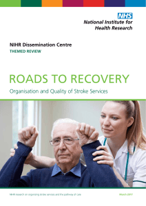 roads to recovery - Dissemination Centre