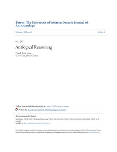 Analogical Reasoning - Scholarship@Western