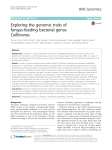 Exploring the genomic traits of fungus