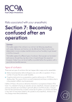 Section 7: Becoming confused after an operation