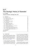 6.21 The Geologic History of Seawater