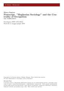 Postscript. “Hughesian Sociology” and the Centrality of Occupation