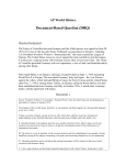 Document-Based Question (DBQ)