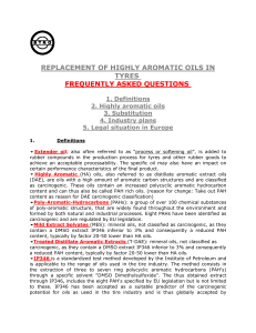 replacement of highly aromatic oils in tyres frequently asked