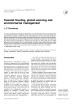 Coastal flooding, global warming and environmental management
