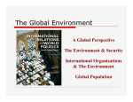 The Global Environment