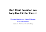 Oort Cloud Evolu on in a Long