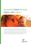Successful infant formula begins with starch