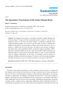 The Speculative Neuroscience of the Future Human Brain