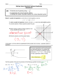 Introduction to Graphing Parabolas