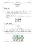 Combinatorics: bijections, catalan numbers, counting in two ways