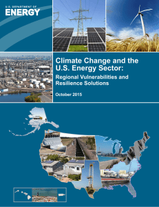 Climate Change and the US Energy Sector: Regional Vulnerabilities
