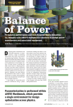 Balance of Power - ANSYS Advantage