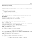 Propositional Statements Direct Proof