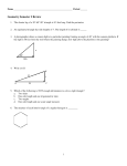 ExamView - Geometry Semester 2 Review.tst