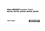 Megger Analog Insulation Tester Manual