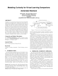 Modeling Curiosity for Virtual Learning Companions (Extended