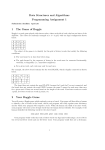 Data Structures and Algorithms Programming Assignment 1 1 The