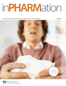 Colds and flu - Pharmaceutical Society of Australia