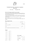 The Niels Henrik Abel mathematics competition 2013–2014