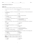 Sample Questions for Mastery #3