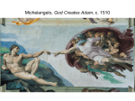 Michelangelo, God Creates Adam, c. 1510