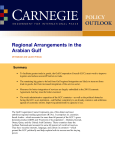 Reginal Arrangements in the Arabian Gulf