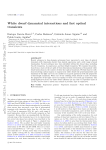 White dwarf dynamical interactions and fast optical transients