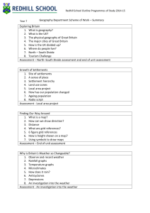 Geography Department Scheme of Work – Summary Exploring