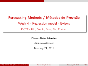 Forecasting Methods % M^todos de Previs]o Week 4