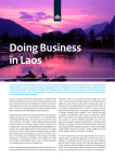 Doing Business in Laos