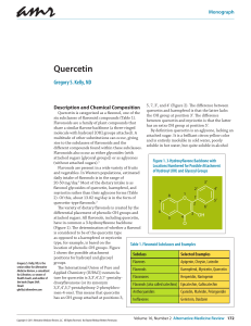 Quercetin - Alternative Medicine Review
