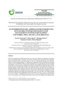 the case - Procedia-ESEM