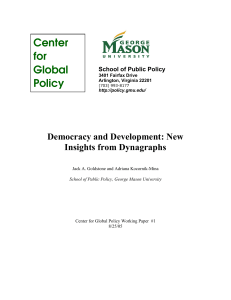 Democracy and Development: New Insights from Dynagraphs