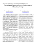 Technological Factors to Improve Performance of Marketing Strategy