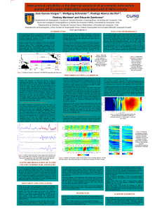 Interannual variability in the thermal structure of an oceanic time